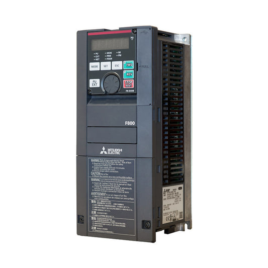 Mitsubishi F800E VFD - 7.5 HP, 460V, 3-Phase Input/Output, Modbus TCP/IP | Model FR-F840-00126-E3N6