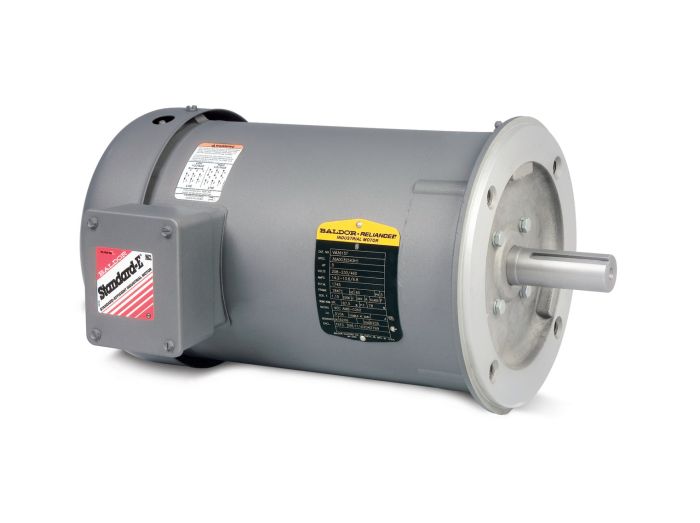 Baldor VM3538 Motor - 0.5 HP, 1720 RPM, 3-Phase, TEFC, 60 Hz, 56C Frame